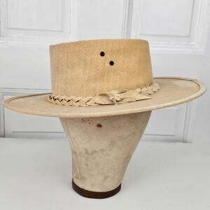 Hat Aussie Shade beige cowboy sports hat summer winter size Medium